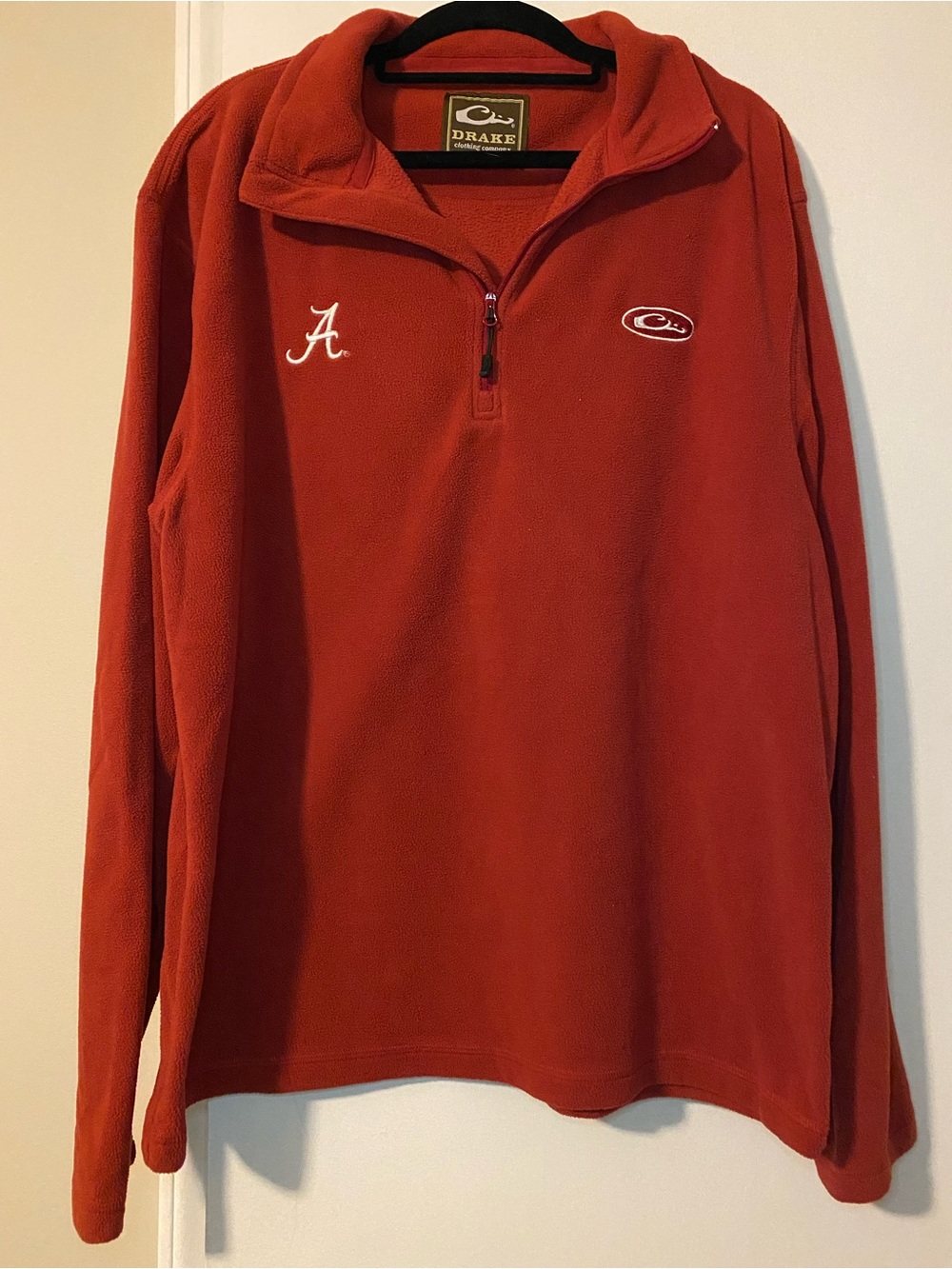 Alabama Crimson Tide Drake Quarter-Zip Fleece Pullover